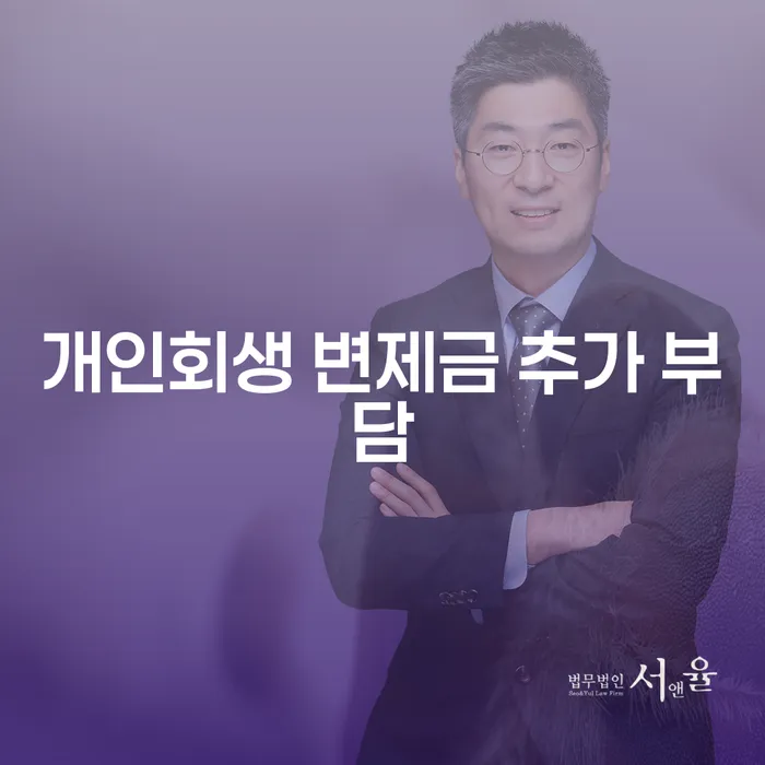 개인회생 변제금 추가 부담을 줄이는 방법은 무엇인가요?