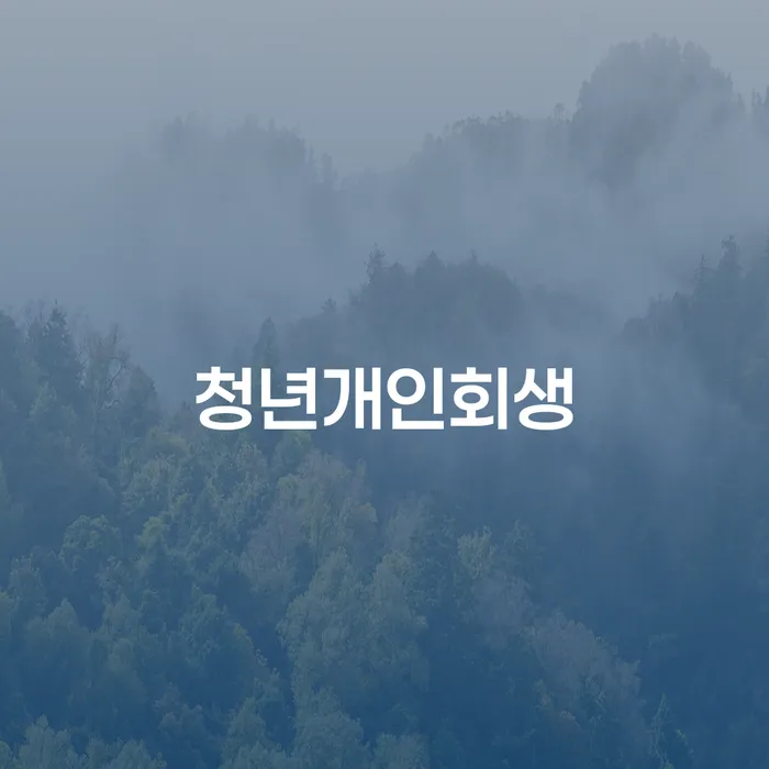 청년개인회생, 정말 필요한 선택일까? 개인회생 하면 안되는 이유는?